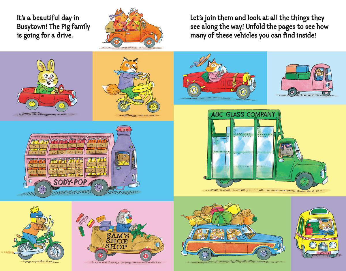 Richard Scarry's Cars and Trucks Fold-and-Find! - Image 2