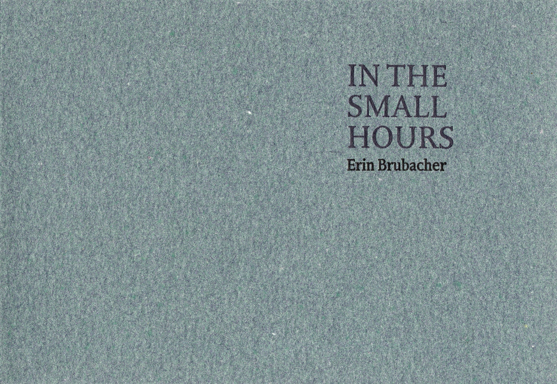 In the small hours