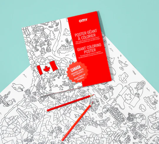Giant Colouring Poster: Canada - Image 2